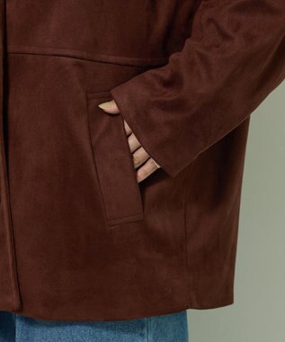 Green Parks フェイクレザージャケット Brown