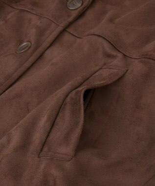 Green Parks フェイクレザージャケット Brown