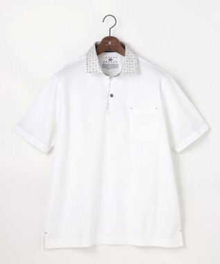 JOSEPH ABBOUD 【キングサイズ・愛されて21年！オーガニックコットン使用】ダディ ポロシャツ ホワイト系