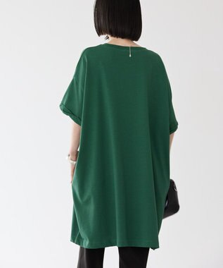 AMERICAN HOLIC 袖ロールアップカットチュニック Green