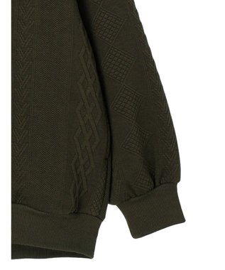 CRAFT STANDARD BOUTIQUE JQカット切り替えカーディガン1 Khaki