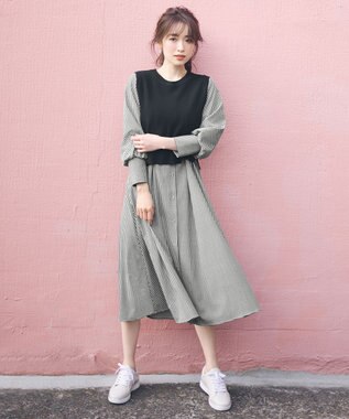 2set ニットベスト パフスリーブワンピース ツインセット Any Sis ファッション通販 公式通販 オンワード クローゼット 2set ニットベスト パフスリーブワンピース ツインセット Any Sis ファッション通販 公式通販 オンワード クローゼット