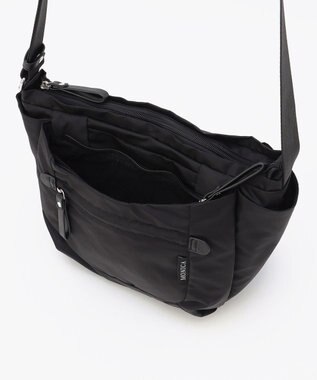 LA BAGAGERIE 【MONICA】ラウンドショルダーバッグ ブラック