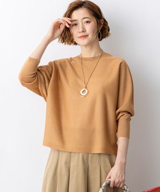 23区 【先行予約】シャイニーシアー ドルマン ニット