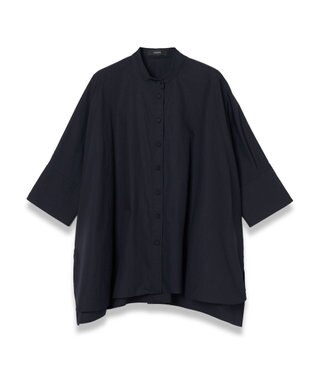JOSEPH 【洗える】ポプリン　オーバーサイズシャツ Navy