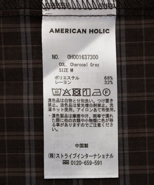 AMERICAN HOLIC 【２点セット】ノースリーブＴシャツ＋ビスチェ Charcoal Gray