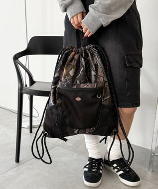 WEGO 【ユニセックス着用ITEM】別注Dickiesメッシュポケットナップサック 柄1