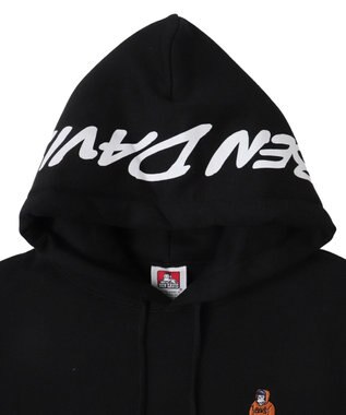 WEGO BENDAVISブリッジグラフィックプルパーカー ブラック