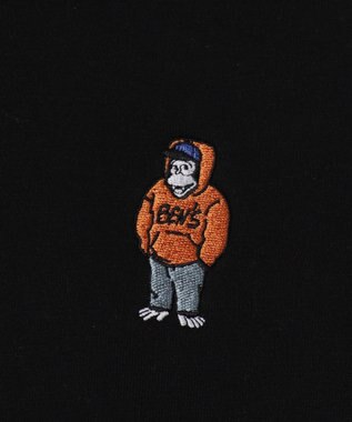 WEGO BENDAVISブリッジグラフィックプルパーカー ブラック