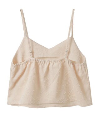 CRAFT STANDARD BOUTIQUE カットジャガードビスチェ Ivory