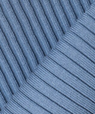 組曲 Elenaリブニット プルオーバー ブルー系