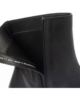 ing <ing PLUS>【WEB限定】【3E】厚底ショートブーツ ブラック