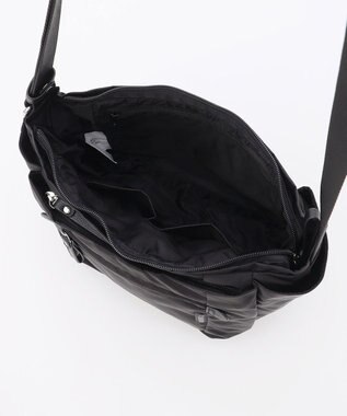 LA BAGAGERIE 【MONICA】ラウンドショルダーバッグ ブラック