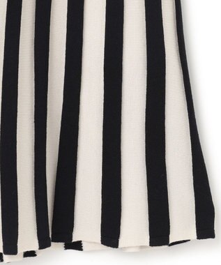 JOSEPH 【洗える】ストライプ　タンクトップニット Oyster White/ Black