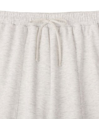 earth music&ecology 【予約】miffy/earth 刺繍スウェットパンツ 杢ライトグレー