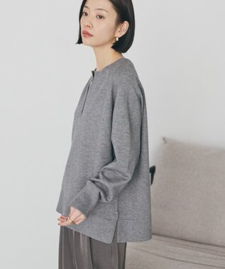 AMERICAN HOLIC バイパチカフタンラグランニットプルオーバー Light Gray Mixture