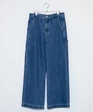 WEGO ルーズペインターパンツ デニム中濃色