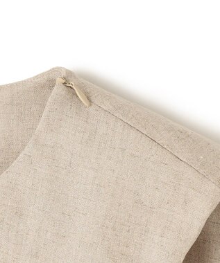 BEIGE， CAROLE / クルーネックブラウス Sand×Slate