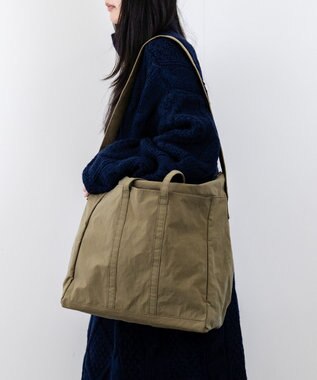 NIZYU KANO 【はまじコラボ】Airyトート Lサイズ カーキ