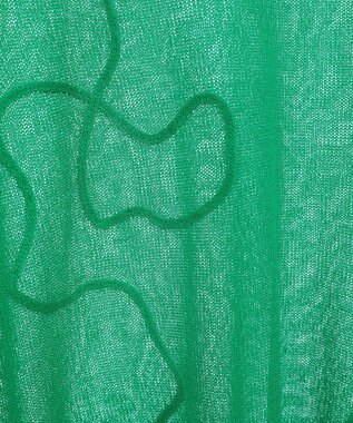 Green Parks ・ＡＮＤＳＥＡＲＣＨ　コード刺繍シアーニット Green