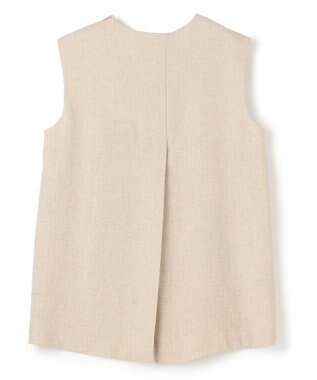 BEIGE， CAROLE / クルーネックブラウス Sand×Slate