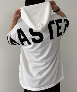 WEGO 【MLXLサイズ展開】ストレートラインプルパーカー（SS） ホワイト