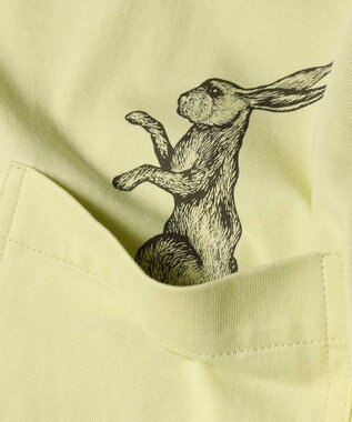 Paul Smith ポケット Rabbit 半袖Tシャツ ライトイエロー