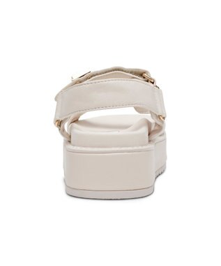 STEVE MADDEN BIGMONA ダブルベルトレザーサンダル ボーンレザー