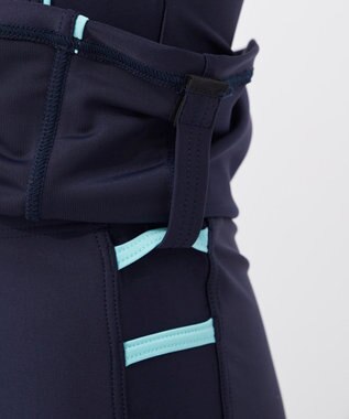 OP／FILA 【Ocean Pacific】スクール水着タンキニ 水着上下セット ネイビー×サックス