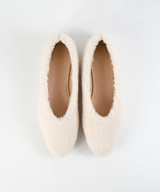 BONTRE 【MIONOTIS/ミオノティス】ファーフラットパンプス/40411