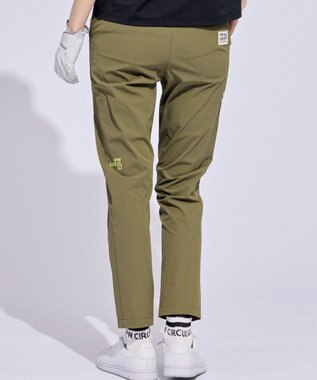 PW CIRCULUS 【WOMEN】サイドパンチング テーパードパンツ ゴルフウェア レディース カーキ系