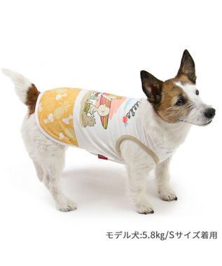 PET PARADISE スヌーピー エコメイド 天竺 タンクトップ 《ビーチ柄 》 小型犬 ビーチ柄