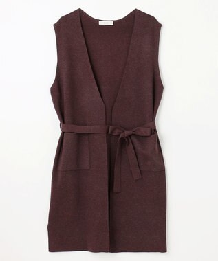 ANY マシュマロニットジレ チョコレート