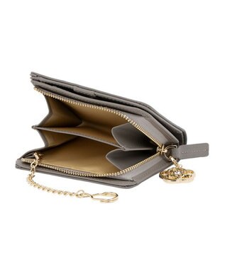 CLATHAS ペーシュ ミニ財布 ダークグレー