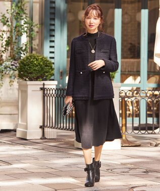 TOCCA 【洗える！】AMULET ニットドレス ブラック系