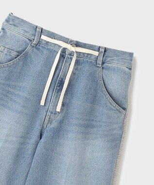 GRACE CONTINENTAL コンビドロストデニムパンツ ブルー
