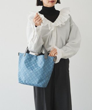 russet ナイロンジャガード2WAYタウントートバッグ(SF-260)