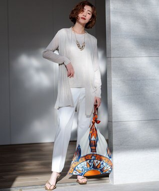 23区 樹脂チェーン ネックレス ベージュ系