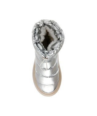 STEVE MADDEN ICELAND キルティングブーツ シルバー