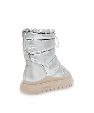 STEVE MADDEN ICELAND キルティングブーツ シルバー