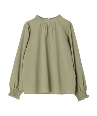 Green Parks ・ＥＬＥＮＣＡＲＥ　ＤＵＥ　ハイネックブラウス Light Khaki