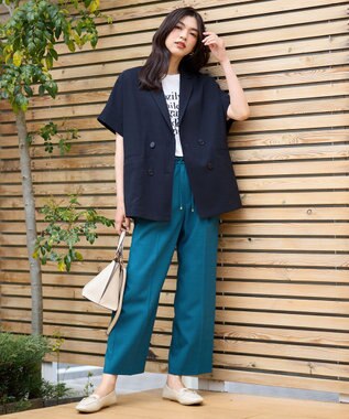 ANY L 半袖ロゴＴシャツ オフ[ロゴプリント]