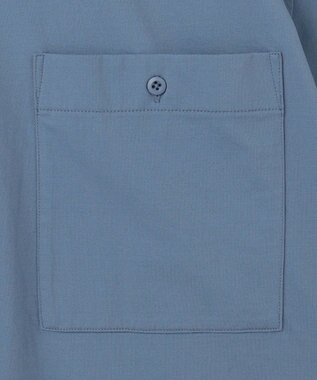 UNFILO MENS 【コラボ】オーシャンパシフィック ポケットシャツ ブルーグレー