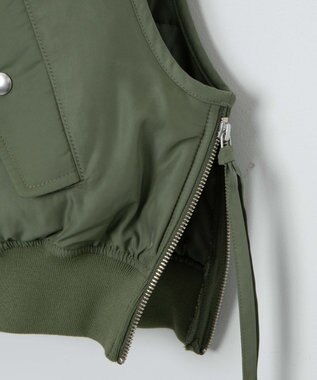 WEGO ショートMA－1ベスト カーキ