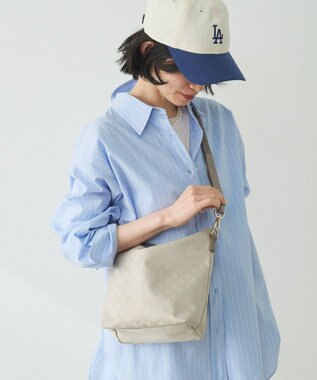 russet ナイロンジャガード2WAYミニショルダーバッグ(CE-1627) Ecru