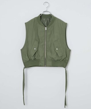 WEGO ショートMA－1ベスト カーキ