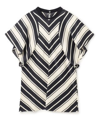 BEIGE， 【洗える】GUILLABERT / ブラウス Ecru×Black