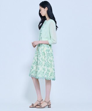 TOCCA 【星風まどかさん着用】SHEER CARDIGAN カーディガン ライトグリーン系