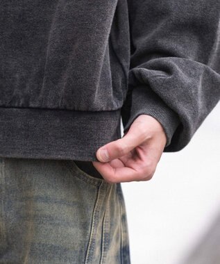 WEGO ショートグラフィックプルオーバー ブラックその他