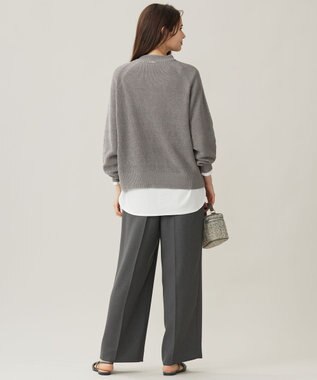 自由区 L 【WEB限定・洗える】ハイカウントインナー カットソー オフ